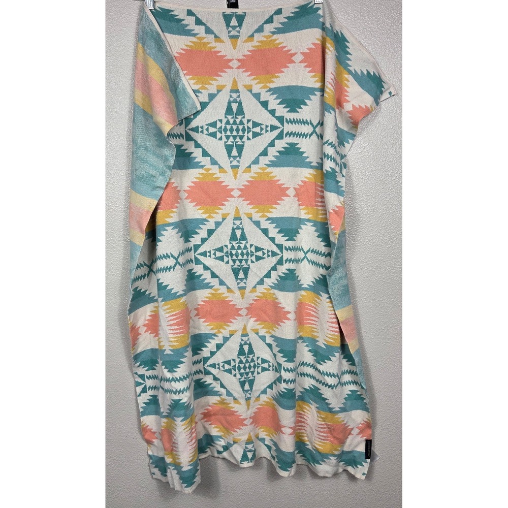 Pendleton Falcon Cove Organic Cotton Knit Baby Blanket 30x40 Geometric
